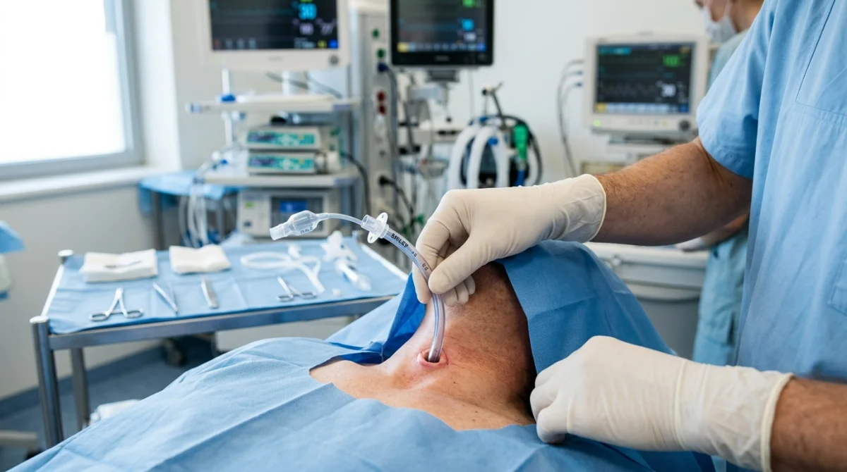comment faire une trachéotomie en urgence